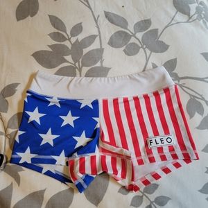 FLEO American Flag Shorts